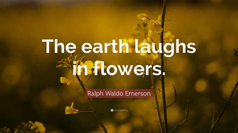 Earth laughs 
